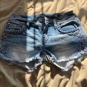 Miss me size 27 jeans shorts